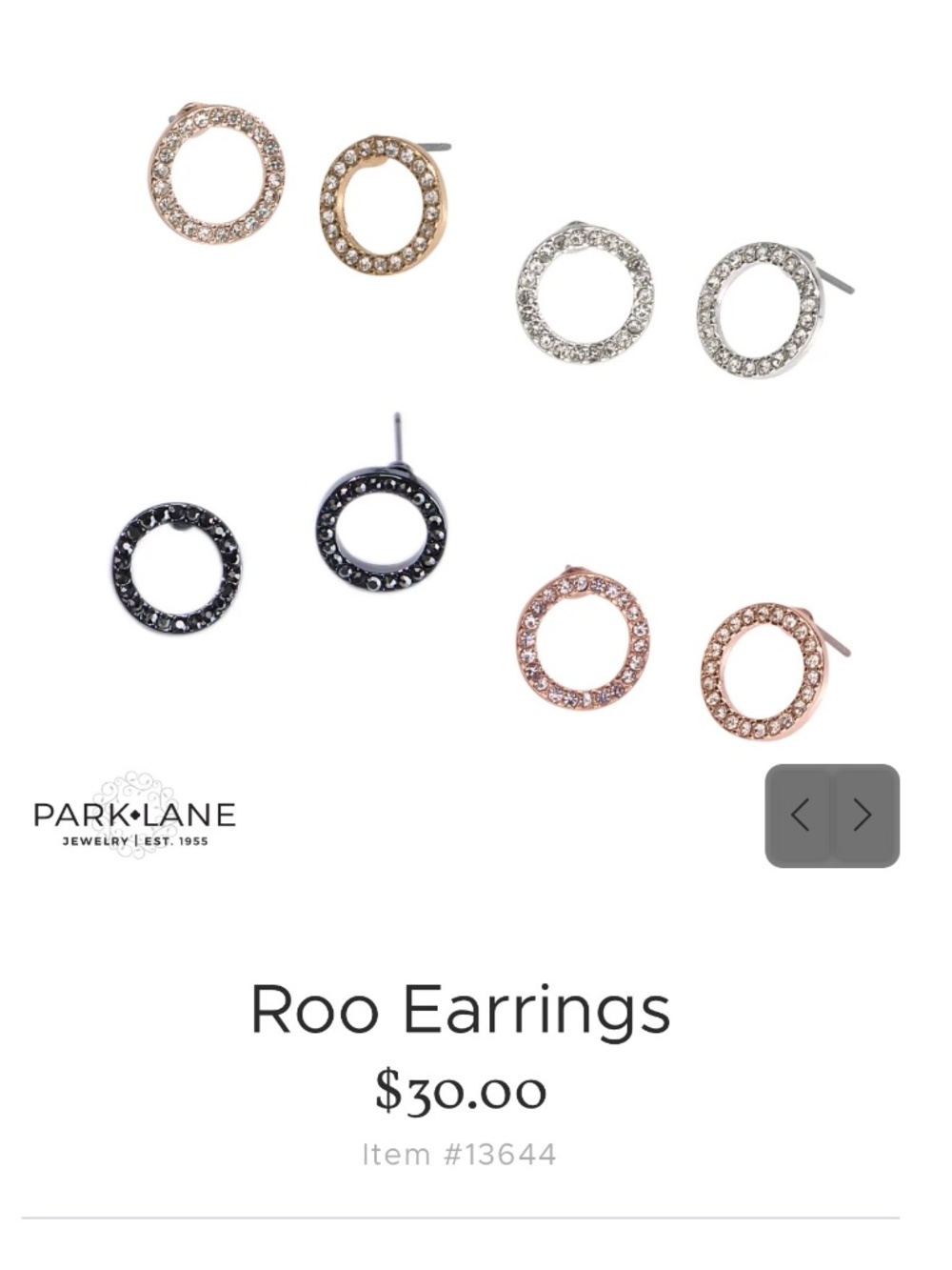 Park Lane Roo Earrings Gold